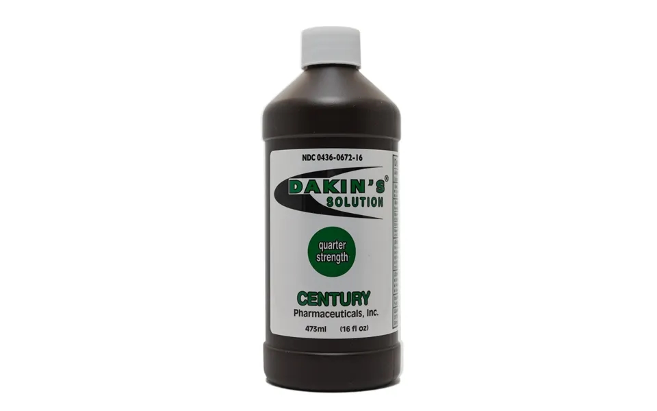 Dakin's Solution Quarter Strength 0.125% 16oz Bottle