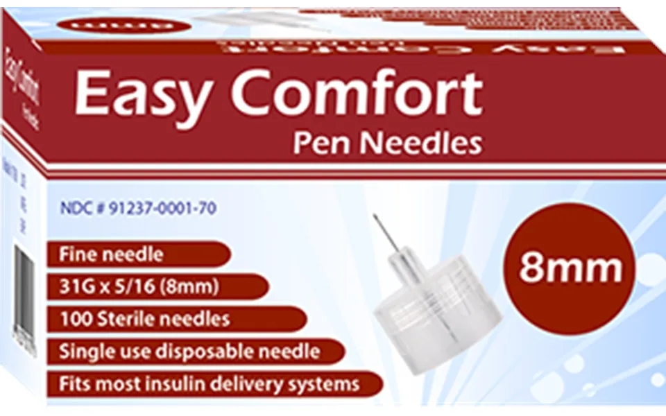 Easycomfort Pen Needle 31g 8mm