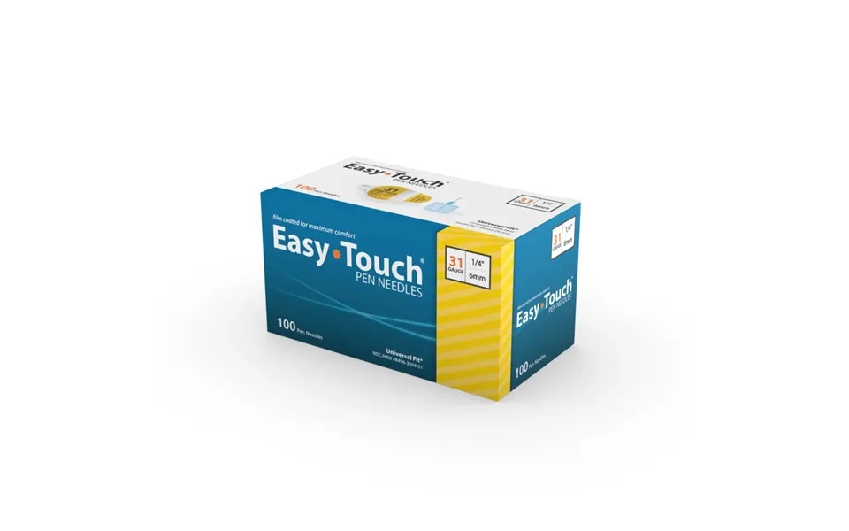 Easytouch Pen Needle 1 4 Length 31g 6mm 831041