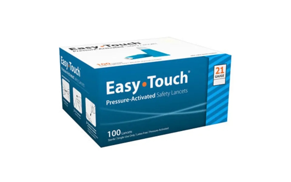 Easytouch Pressure Activated Safety Lancets 21g 2.4mm 821241