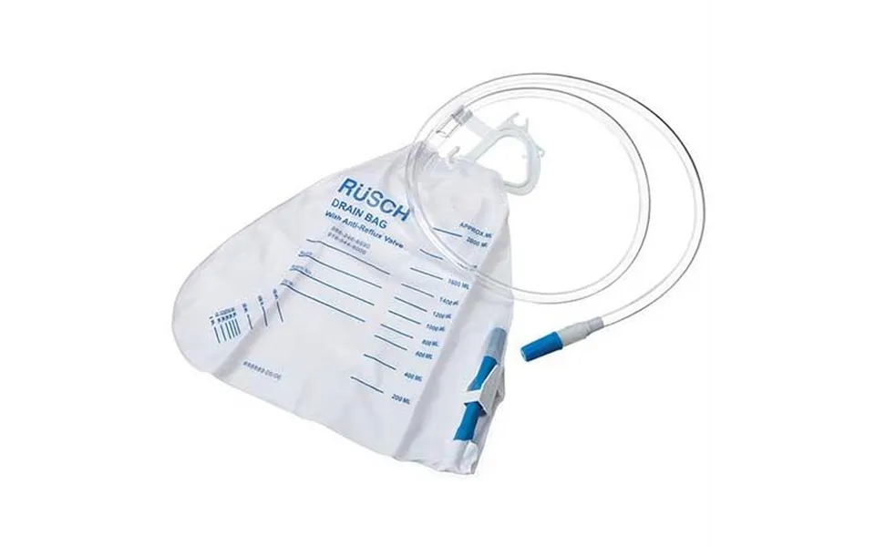 Economy Urinary Drain Bag With Anti-reflux Valve 2,000 Ml