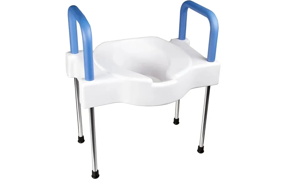 Extra Wide Tall-ette Elevated Toilet Seat With Aluminum Legs