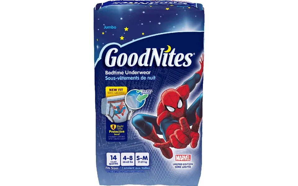 Goodnites Bedtime Bedwetting Underwear For Boys - S-m