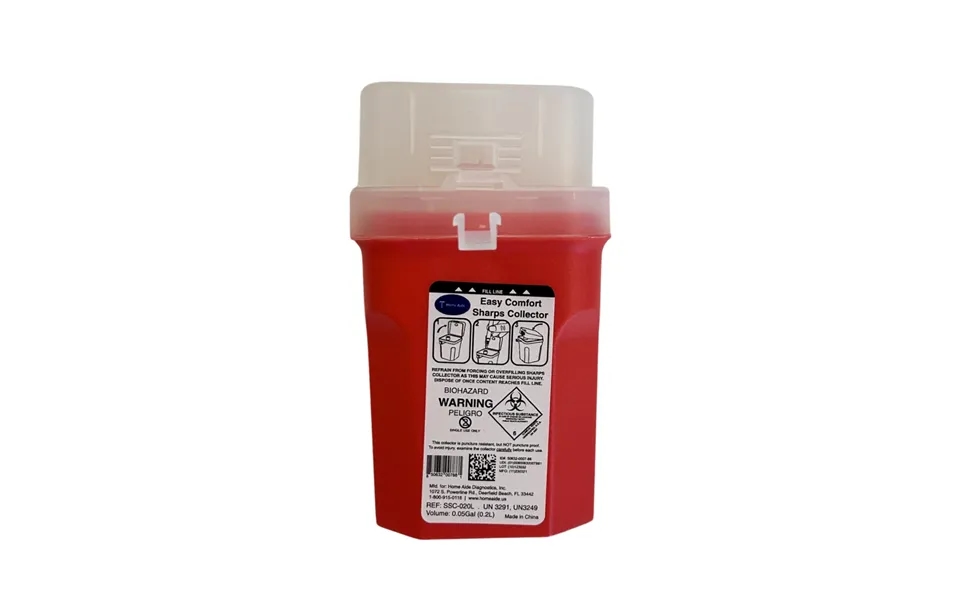 Homeaide Easy Comfort 0.2 Liter Sharps Container