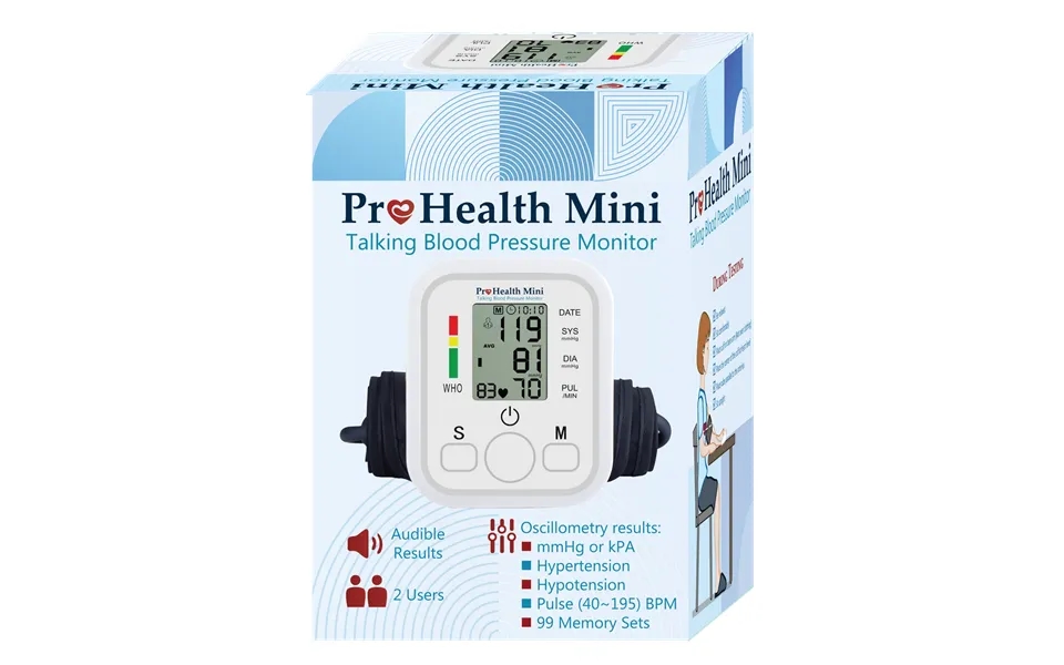 Homeaide Prohealth Mini Talking Blood Pressure Monitor
