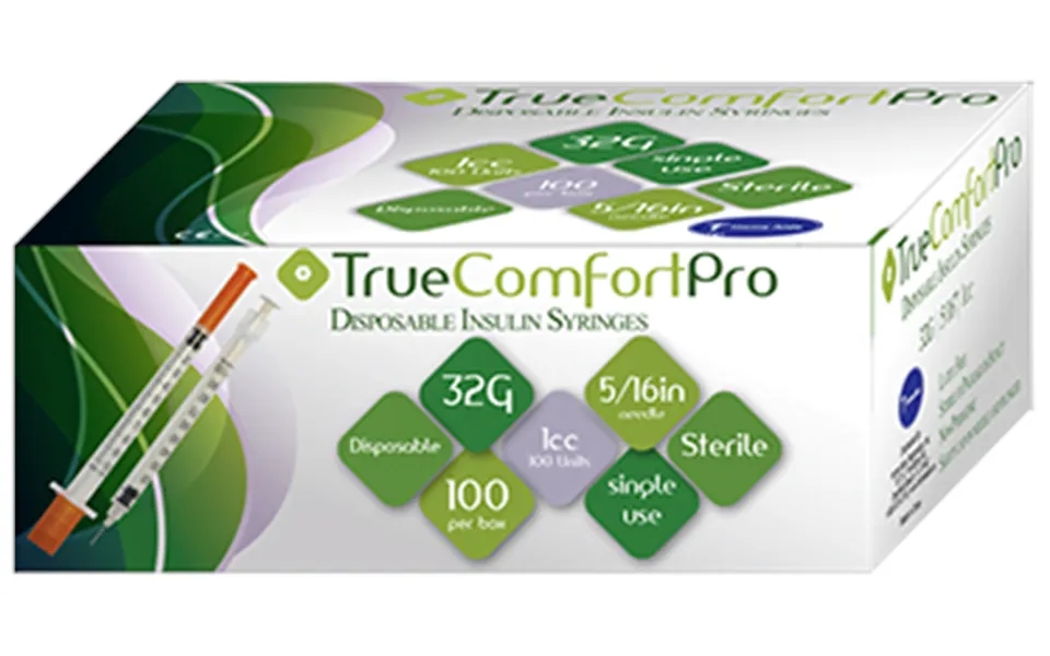 Homeaide True Comfort Insulin Syringe 32g 1cc 5 16