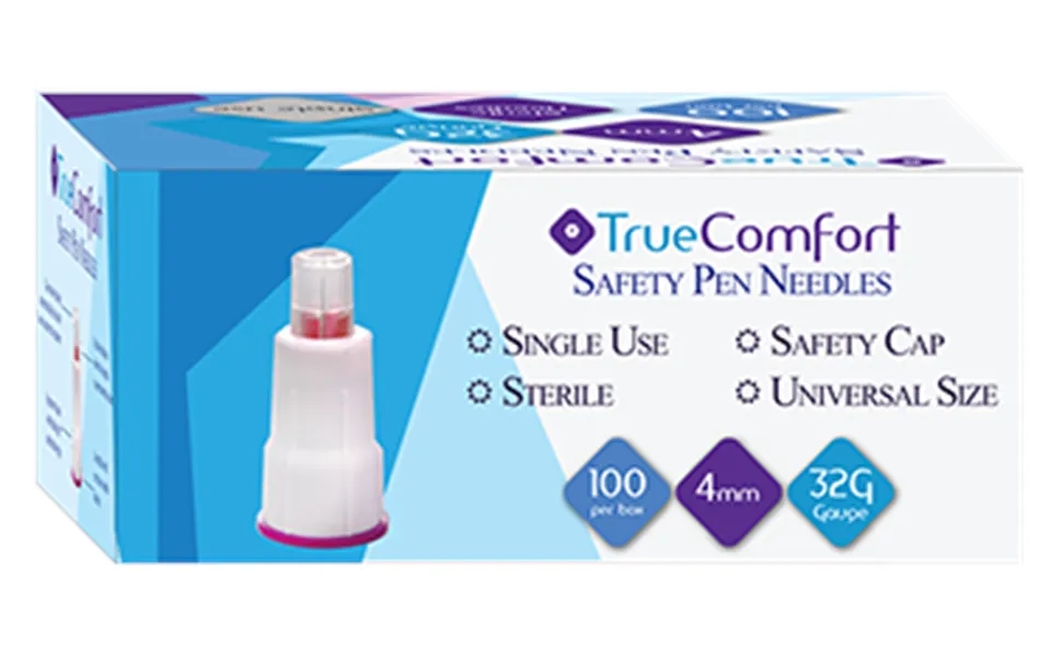 Homeaide True Comfort Safety Pen Needle 4mm 32g