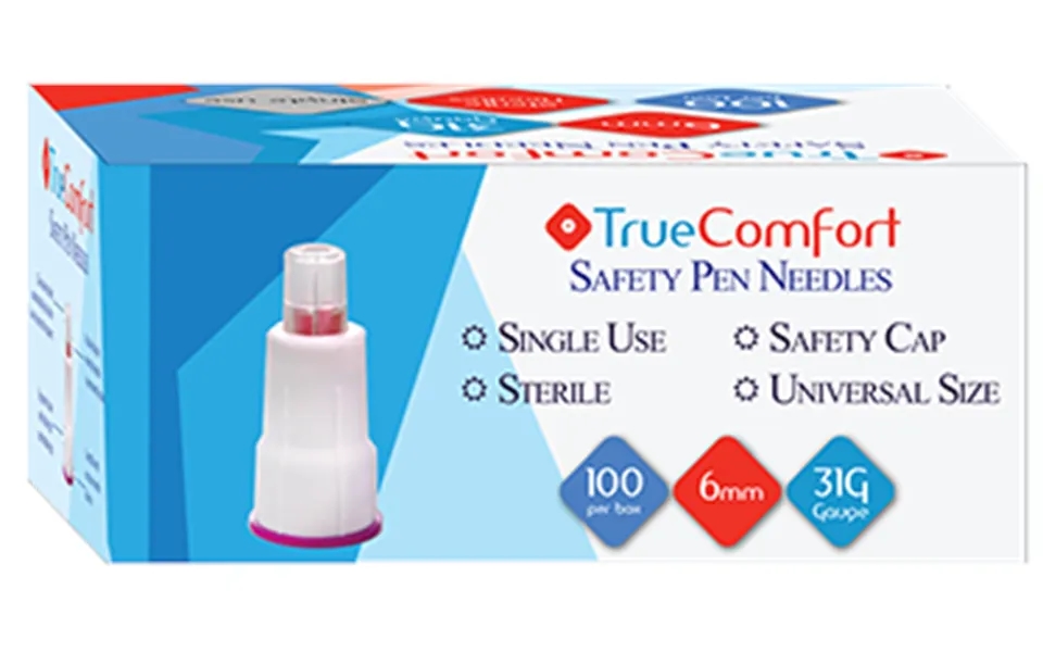 Homeaide True Comfort Safety Pen Needle 6mm 31g