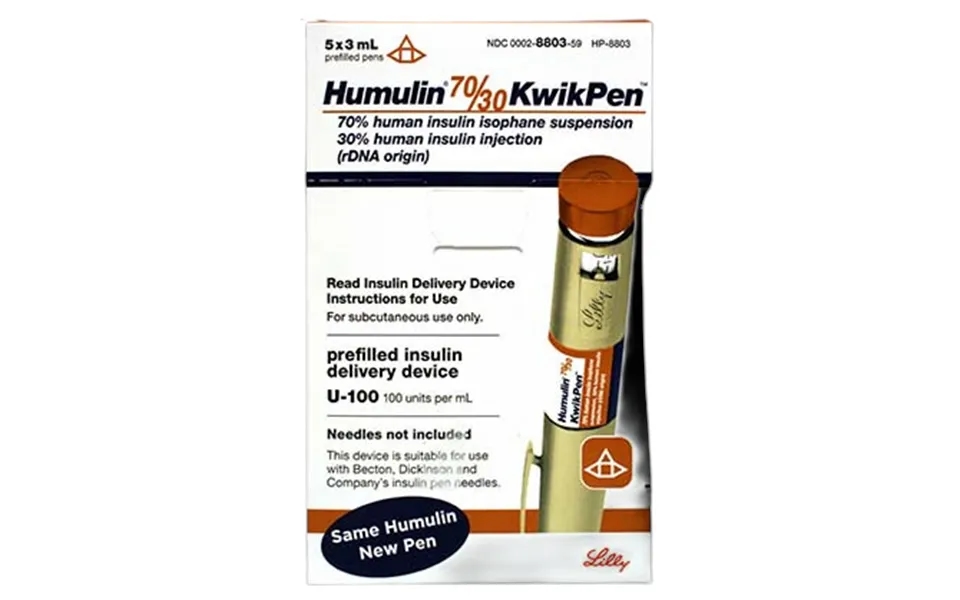 Humulin Kwikpen 70 30 5x3ml