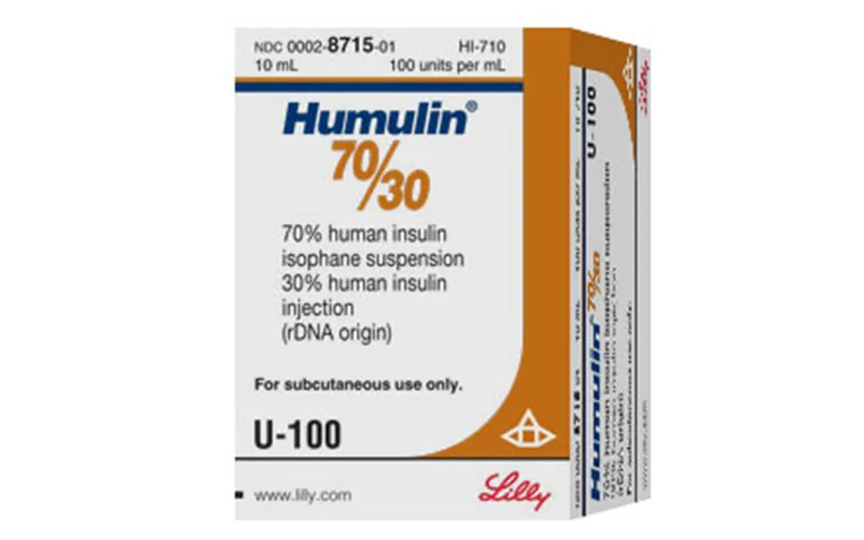 Humulin Lilly 70 30 Vial. 10ml
