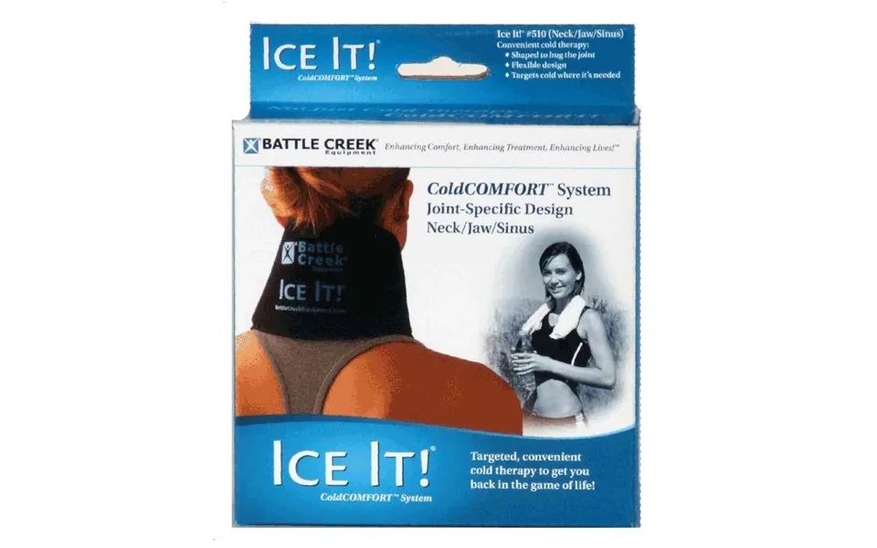 Ice It Deluxe 4-1 2 X 10 Cold Therapy System For Neck Jaw Sinus
