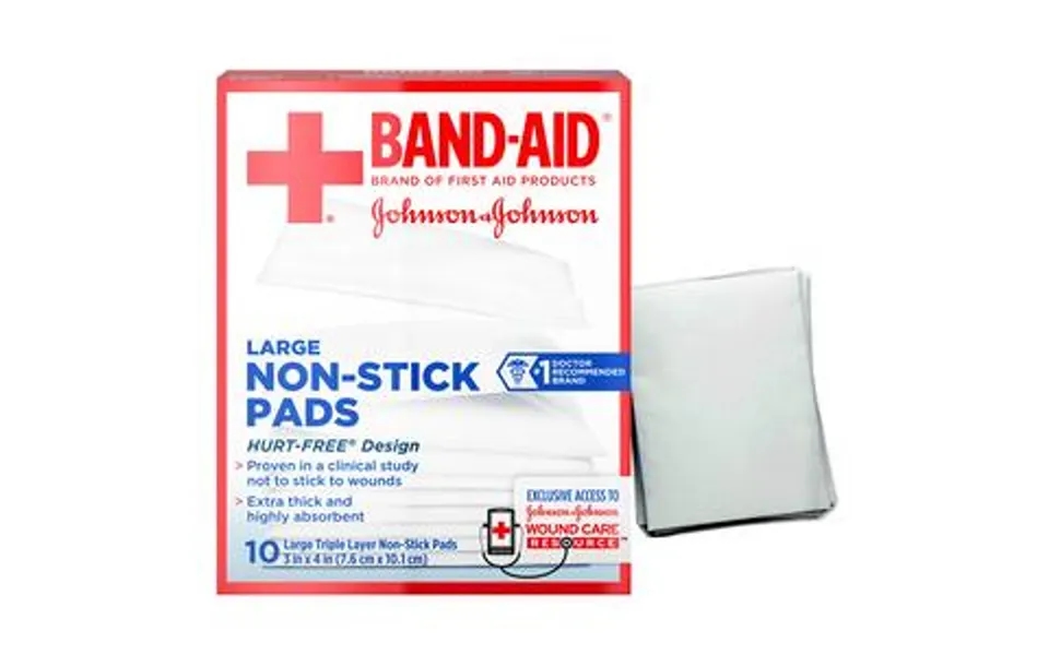 J & J Band-aid First Aid Non-stick Pads - Large