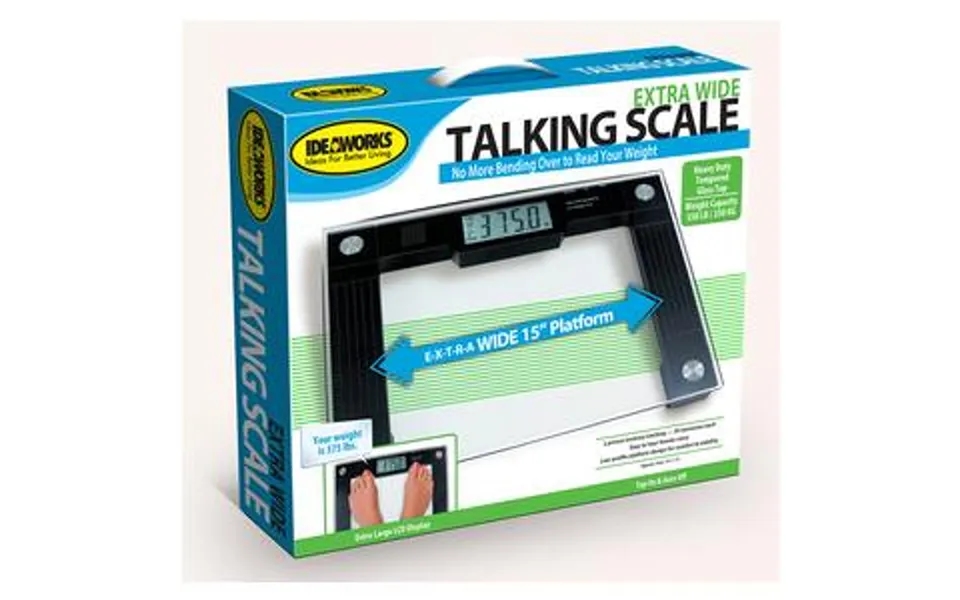 Jobar Talking Scale 15 L X 12 X 1 H Platform - 550 Lb Weight Capacity