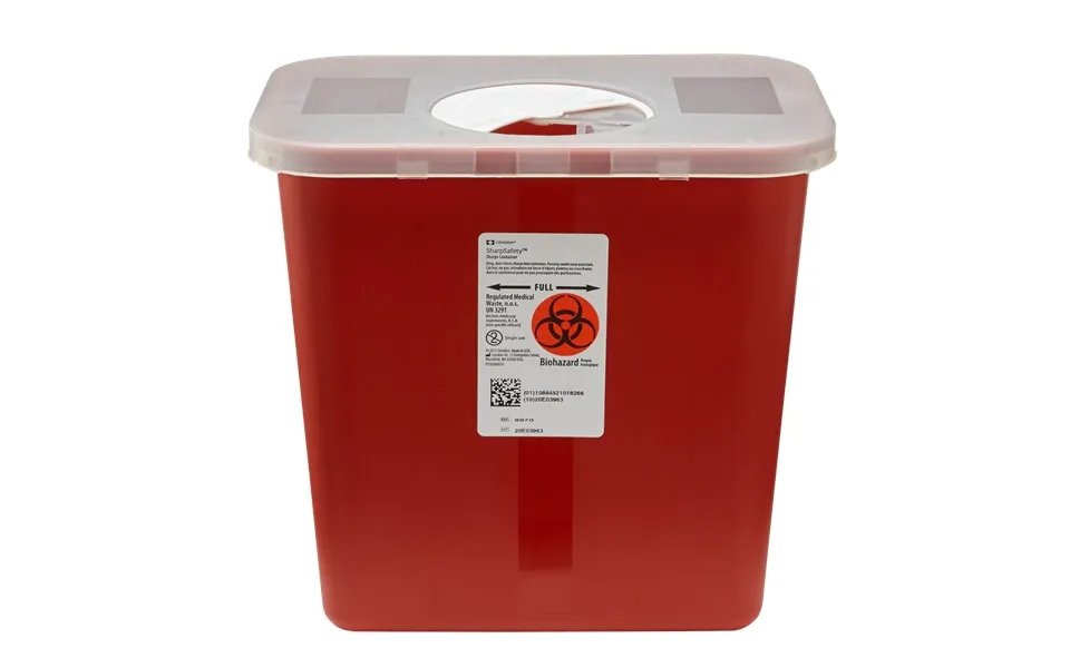 Kendall Healthcare Multi-purpose Sharps Container With Rotor Lid 2 Gal - 8 Qt