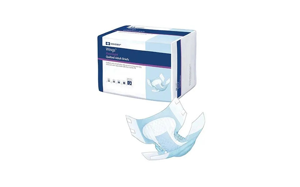 Kendall Wings Overnight Quilted Adult Brief - Night-time Absorbency