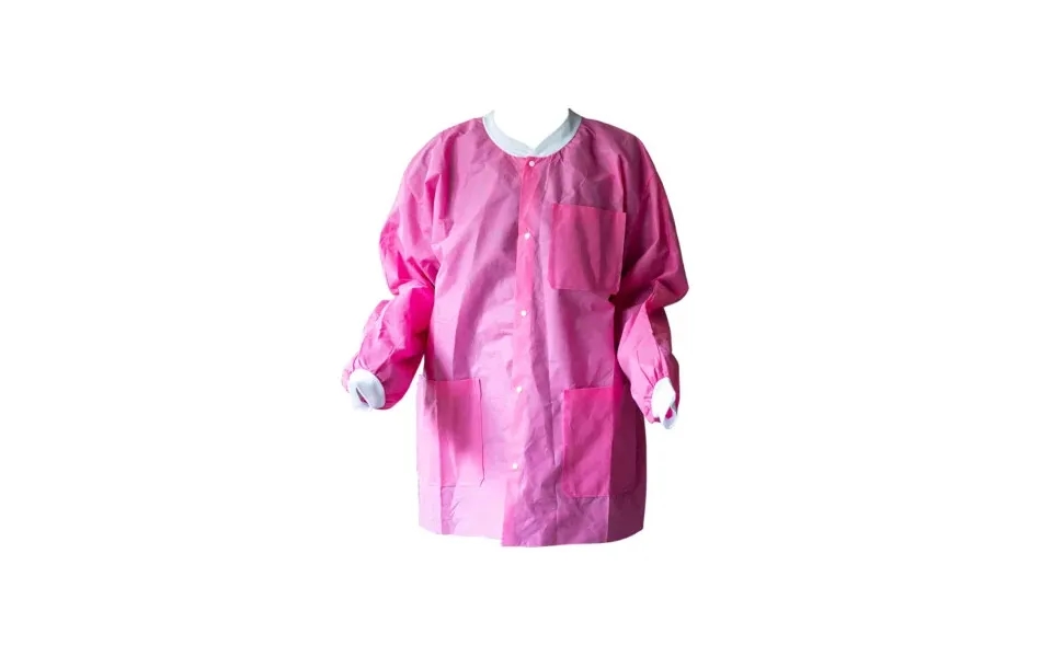 Lab Jackets Medium Pink Pk Of 10