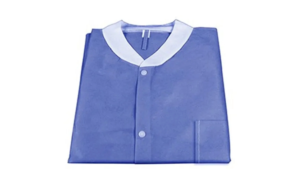 Lab Jackets W Pockets Pack Of 10 Medium Blue