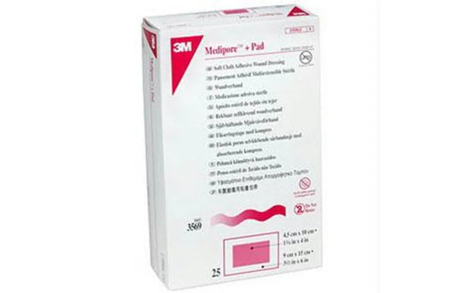 Medipore Pad Soft Cloth Adhesive Dressing 3-1 2 X 13-3 4