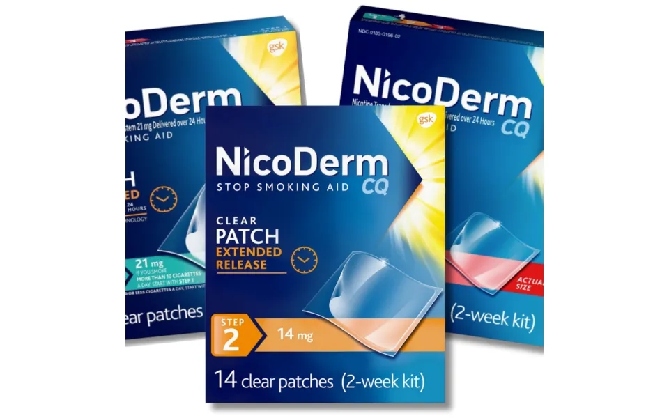 Nicoderm Nicotine Bundle Steps 1,2 &3