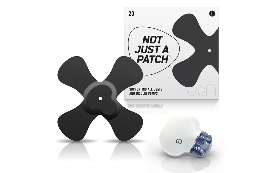 Not Just A Patch All Cgm X Patches Black 20ct