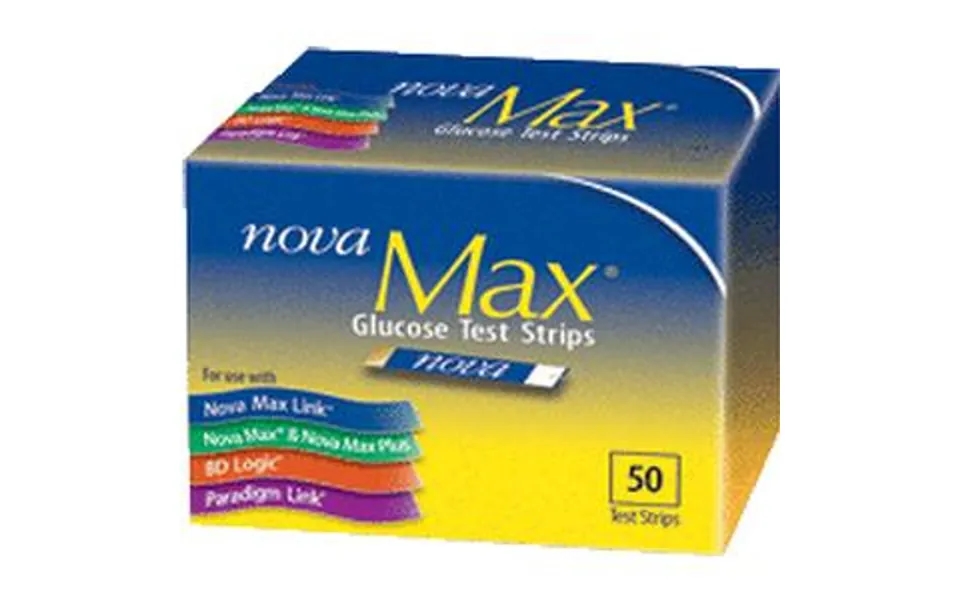 Nova Max Test Strip 50 Count - 43523