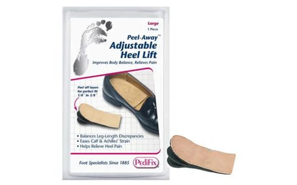 Pedifixpeel-away Adjustable Heel Lift - Large