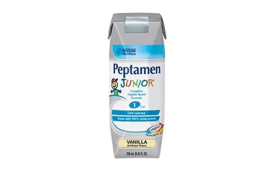 Peptamen Junior Complete Elemental Nutrition Vanilla Flavor Liquid 8 Oz