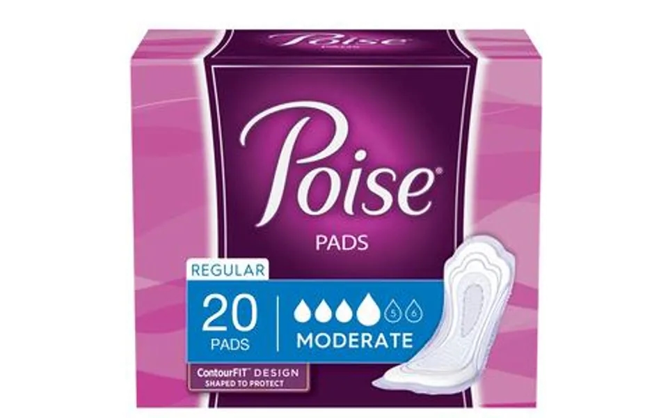Poise Incontinence Pads - Moderate Absorbency