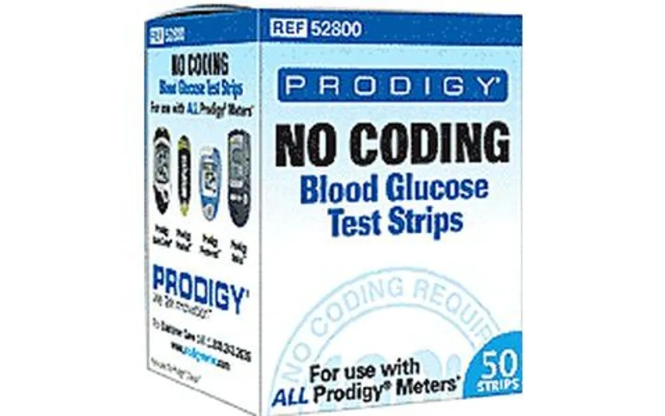 Prodigy No Coding Test Strip Nfrs 50 Count
