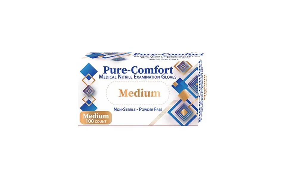 Pure-comfort Nitrile Gloves Medium