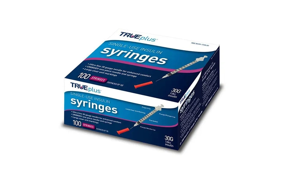 Replaces Ez830165 Nipro Trueplus Insulin Syringe 30g X 5 16