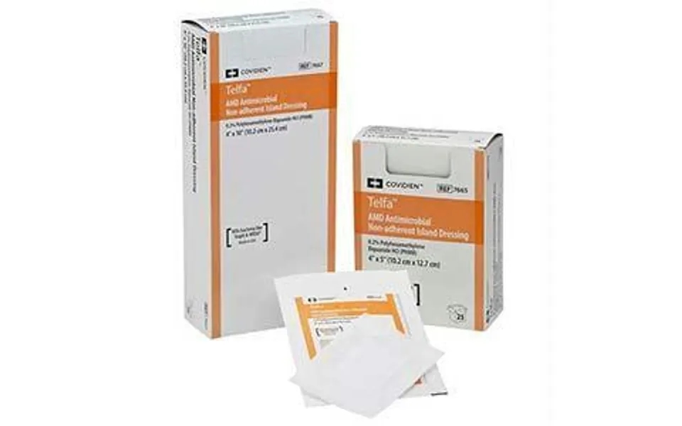 Telfa Amd Antimicrobial Island Dressing 4 X 8 Rectangle