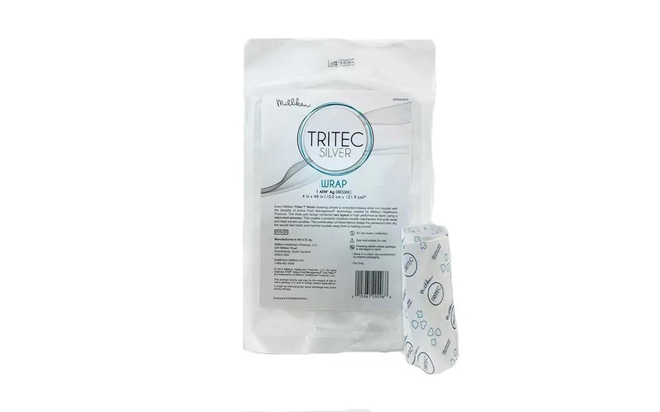 Tritec Silver Antimicrobial Wound Dressing 4 X 48 Extremity Wrap