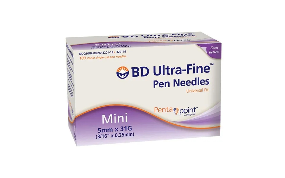 Ultra-fine Iii Mini Pen Needle 31g X 3 16 100 Count