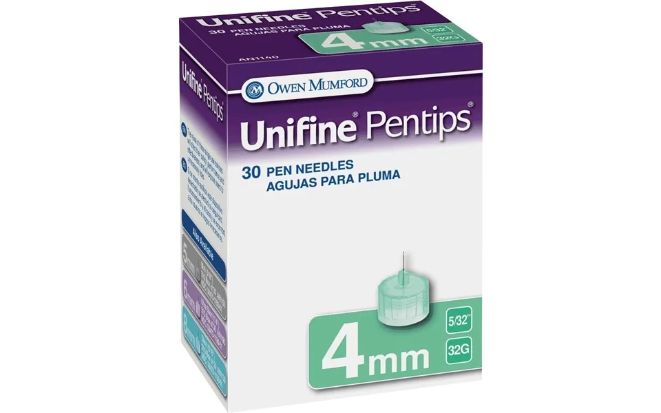 Unifine Pentips Pen Needle 32g X 4 Mm 30 Count