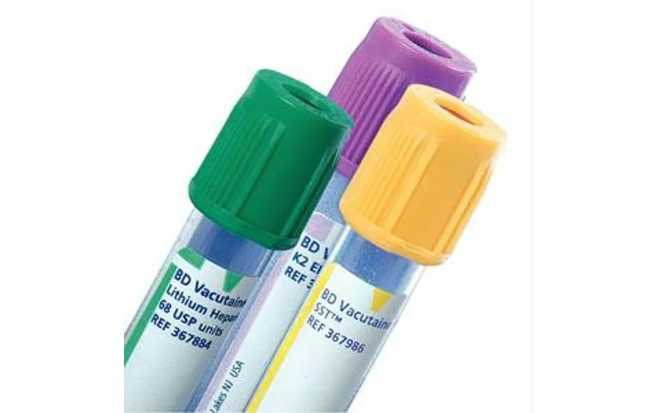 Vacutainer Plus Plastic Blood Collection Tubes 13 X 75 Mm