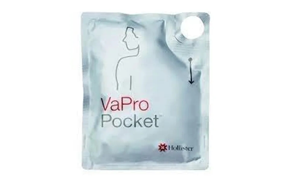 Vapro Pocket Coude No Touch Intermittent Catheter Without Collection Bag - 16 Fr