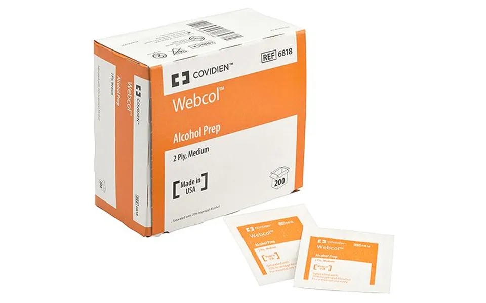 Webcol Alcohol Prep - 2-ply