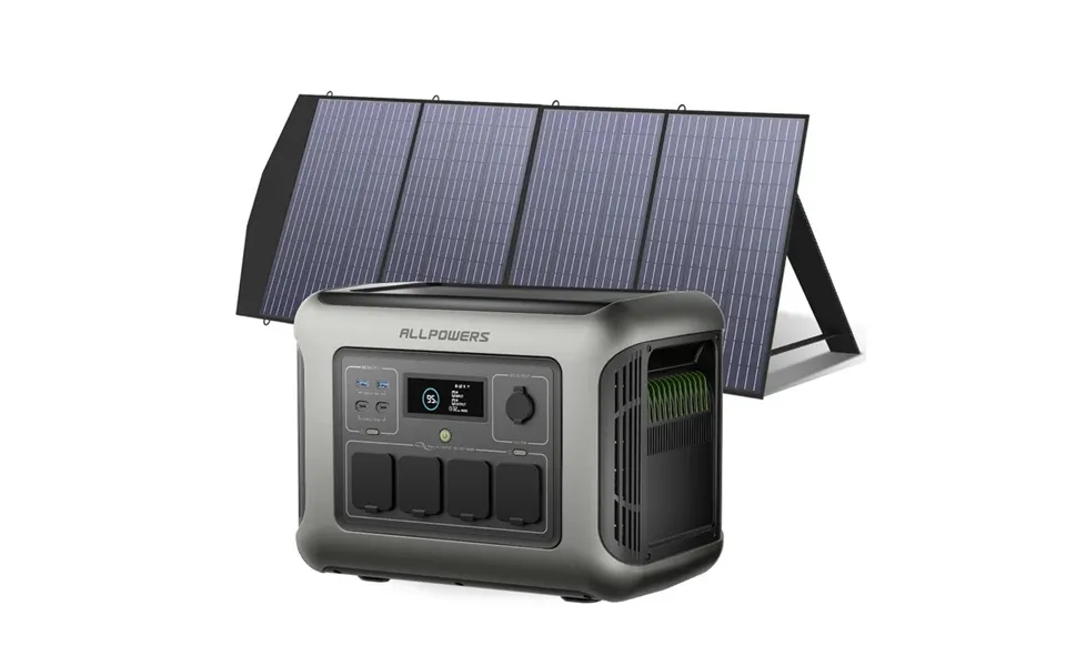 Allpowers R1500 Lite 1000wh Portable Power Station R1500 Lite Sp033 200w Solar Panel