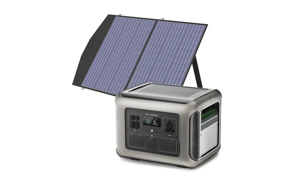 Allpowers R2500 Portable Home Backup Power Station 2500w 2016wh R2500 Sp027 100w Solar Panel