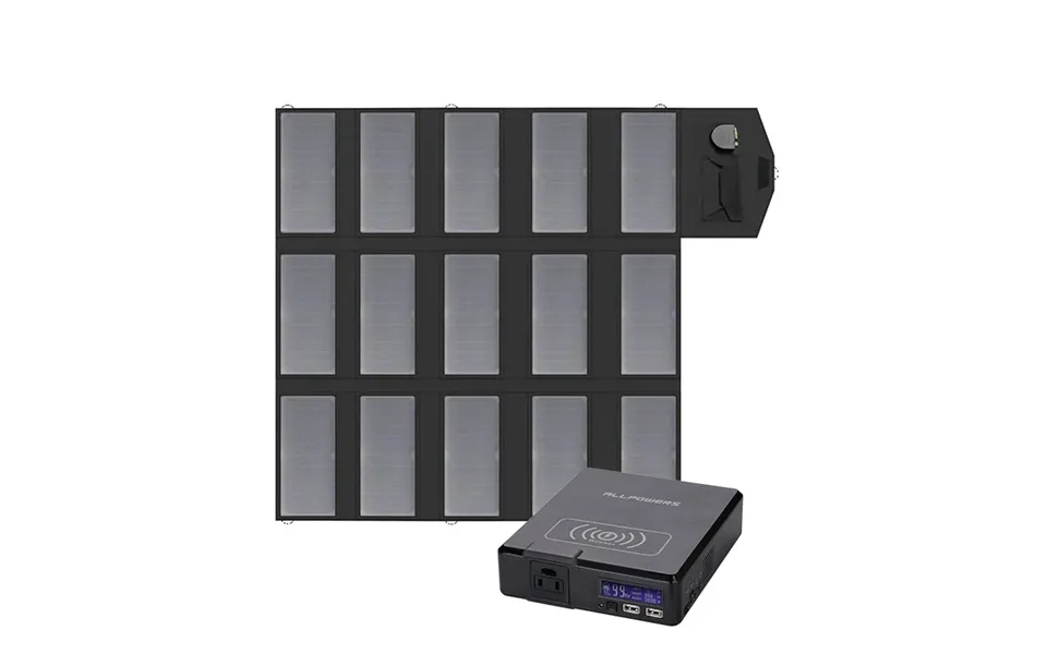 Allpowers Solar Generator Kit 200w Portable Power Bank 100w Solar Panel