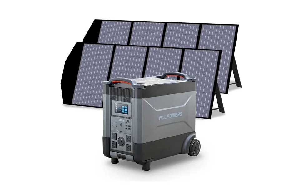 Allpowers Solar Generator Kit 3600w R4000 Sp029 140w Solar Panel
