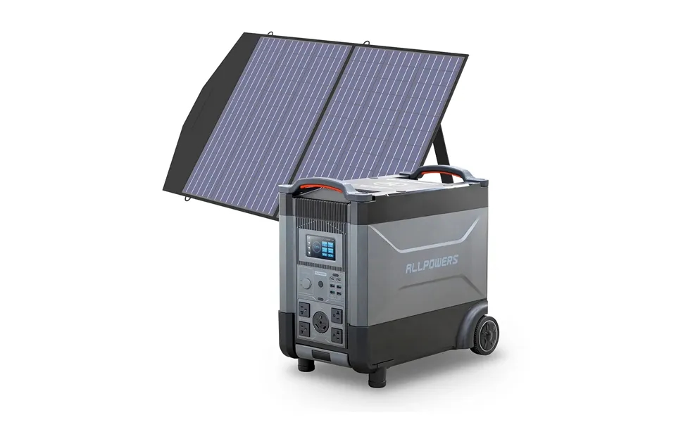 Allpowers Solar Generator Kit 4000w Power Station 100w Solar Panel