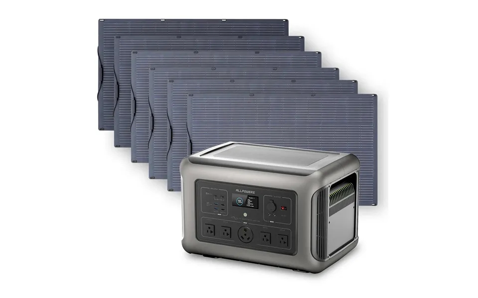 Solar Generator Kit 3200w Power Station 200w Flexible Solar Panel