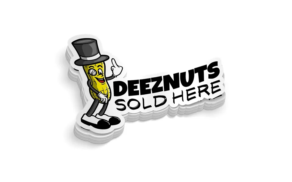 Deeznuts Sold Here - Hard Hat Decal