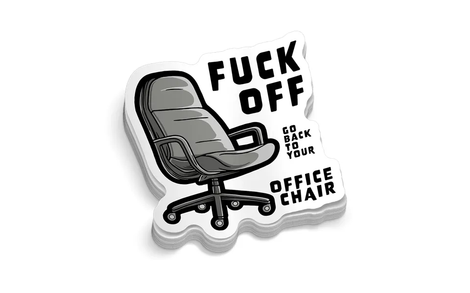 Office Chair - Hard Hat Decal