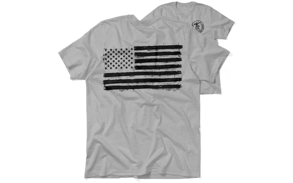 Old Glory - Heather Gray Hi-vis T-shirt