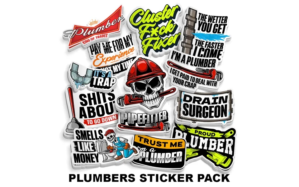 Plumbers Sticker Pack