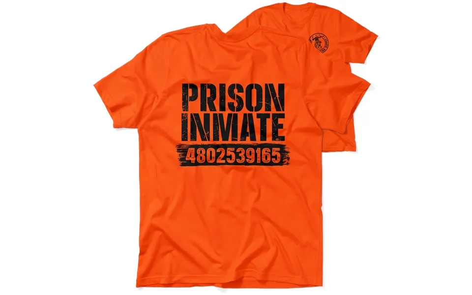Prison Inmate - Safety Orange Hi-vis T-shirt