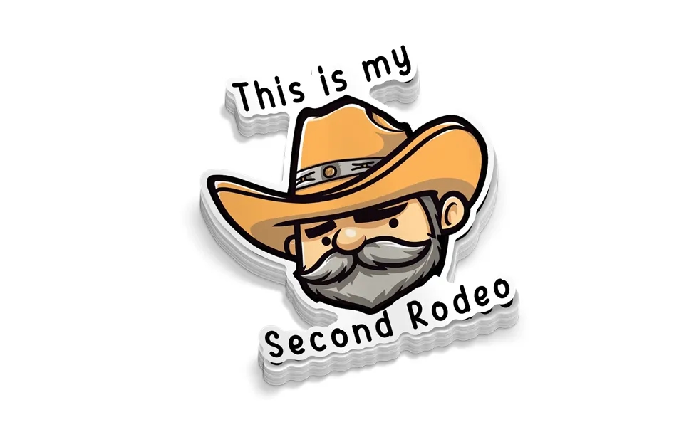 Second Rodeo - Hard Hat Decal